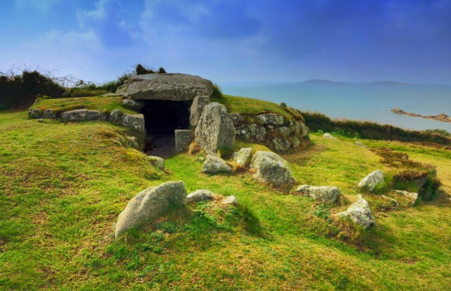 Bant's Carn, Ancient Burial Chamber, St Mary's, Isles of Scilly, UK ; Shutterstock ID 1370492516; purchase_order: -; job: -; client: -; other: -