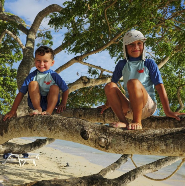 Noah and Bodhi in Thailand. // A family of four have ditched the UK to travel the world with just two suitcases ? spending ?60 per day. Ryan Blackley, 35, and wife Jess, 34, headed out to Chang Mai, Thailand on February 24 2026 with sons Noah, six, and Bodhi, four. They had travelled together back in 2016 before having children and say they knew their future would "lie outside the UK". By renting out the two flats and family home they still own, the pair class themselves as retired and can fund their new lifestyle with the profits. Photo released 24/08/2026